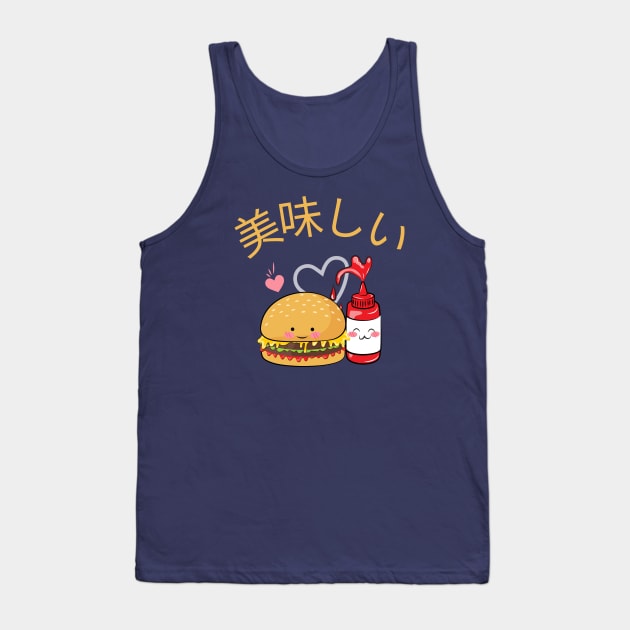 Delicious Cheeseburger v1 Tank Top by CLPDesignLab